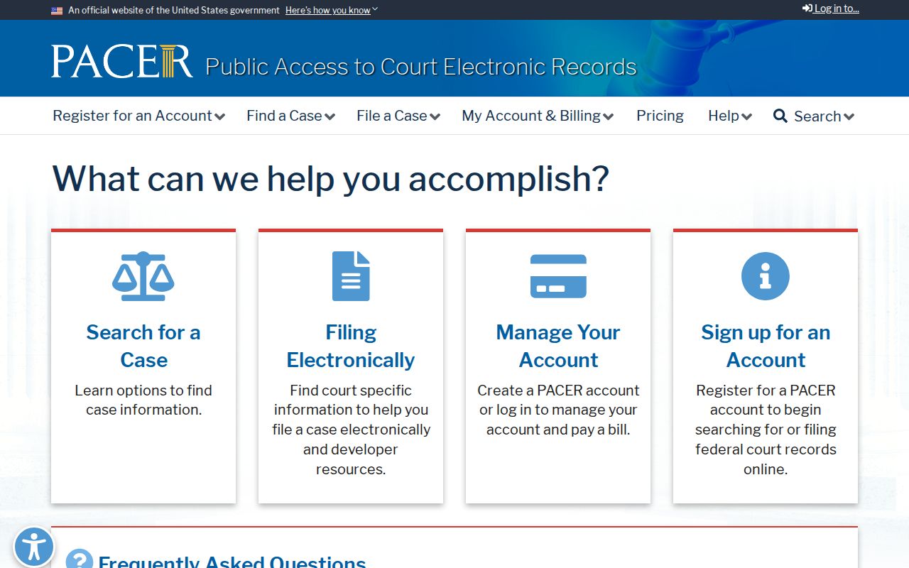 Sullivan County criminal case federal PACER access